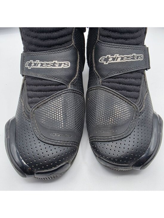 Alpinestars SMX-1 R Vented Mens Size 7.5 Black Motorcycle Boots main image 4